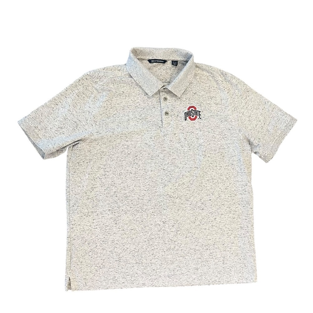 Men’s Cutter & Buck Ohio State Buckeyes Golf Polo S/S Shirt NWOT Size XL